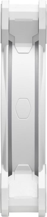 Actual product image Cooler Master MasterFan MF120 Halo 2 White Edition 3in1 (120 mm, 3 x)