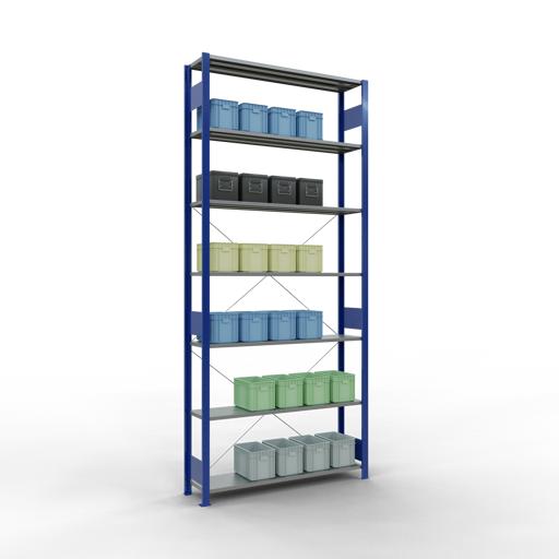 Actual product image Schulte Lagertechnik MULTIplus150 basic racking system with cross braces