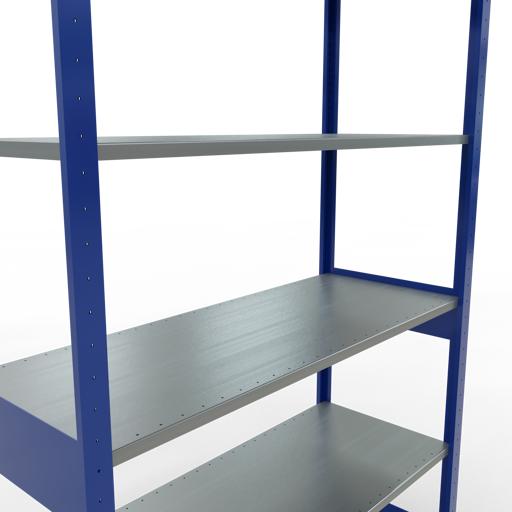 Immagine prodotto Schulte Lagertechnik Sistema di scaffalature di base senza viti MULTIplus150 con ripiani di lunghezza