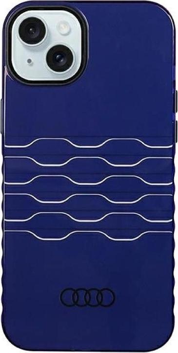 Immagine prodotto Audi IML MagSafe Case iPhone 15 Plus / 14 Plus 6.7" niebieski/blu navy custodia rigida (Apple iPhone 15 Plus)