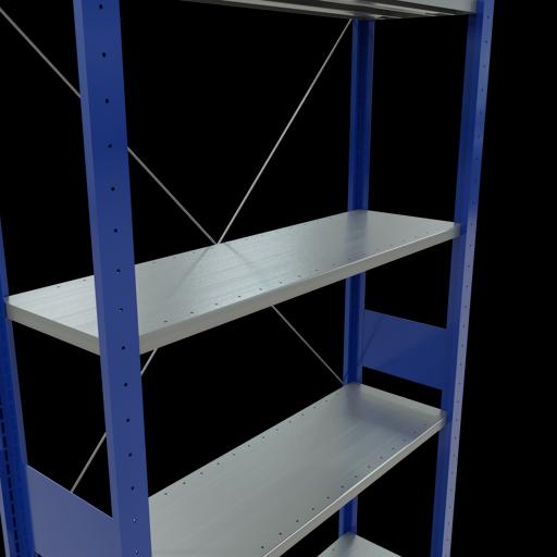 Immagine prodotto Schulte Lagertechnik MULTIplus150 sistema di scaffalatura di base senza bulloni con traversa