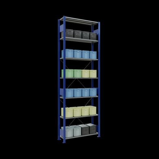 Immagine prodotto Schulte Lagertechnik MULTIplus150 sistema di scaffalatura di base senza bulloni con traversa
