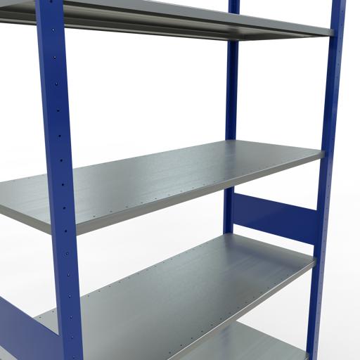 Immagine prodotto Schulte Lagertechnik Sistema di scaffalature di base senza viti MULTIplus150 con ripiani di lunghezza