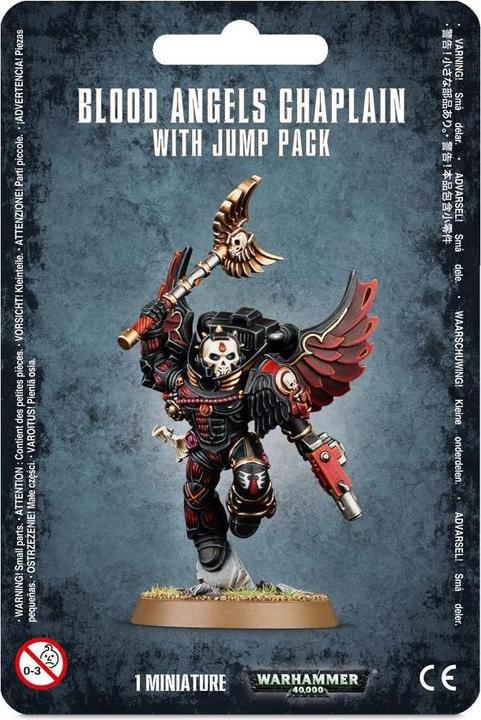 Produktbild Games Workshop Blood Angels Chaplain With Jump Pack