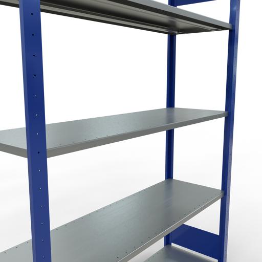 Immagine prodotto Schulte Lagertechnik Sistema di scaffalature di base senza viti MULTIplus150 con ripiani di lunghezza