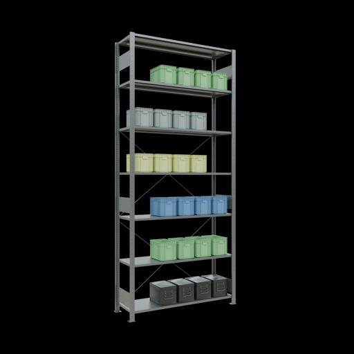 Immagine prodotto Schulte Lagertechnik MULTIplus150 sistema di scaffalatura di base senza bulloni con traversa