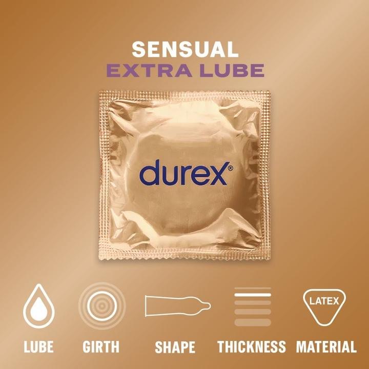 Immagine prodotto Durex Preservativi extra lubrificati Sensual - 20 pezzi (20 pz.)