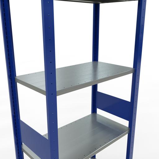 Immagine prodotto Schulte Lagertechnik Sistema di scaffalature di base senza viti MULTIplus150 con ripiani di lunghezza