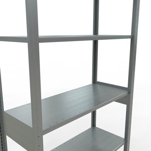 Immagine prodotto Schulte Lagertechnik Sistema di scaffalature di base senza viti MULTIplus150 con ripiani di lunghezza