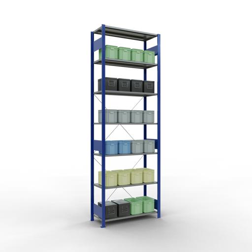 Actual product image Schulte Lagertechnik MULTIplus150 basic racking system with cross braces