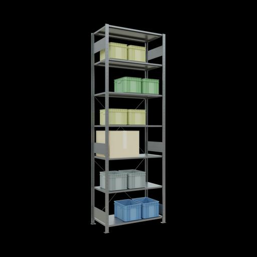 Immagine prodotto Schulte Lagertechnik MULTIplus150 sistema di scaffalatura di base senza bulloni con traversa