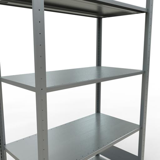 Immagine prodotto Schulte Lagertechnik Sistema di scaffalature di base senza viti MULTIplus150 con ripiani di lunghezza