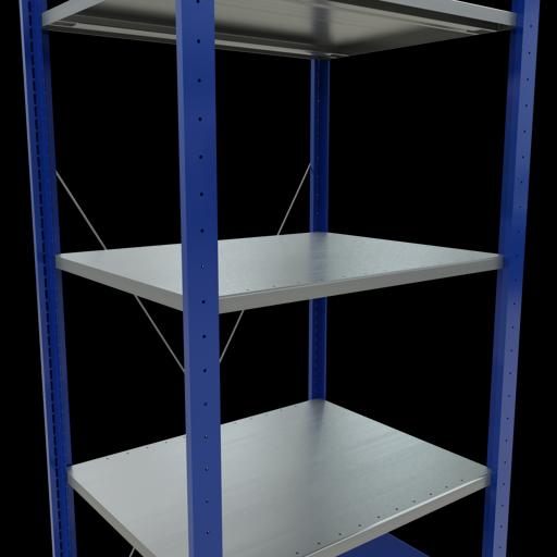 Actual product image Schulte Lagertechnik MULTIplus150 basic racking system with cross braces