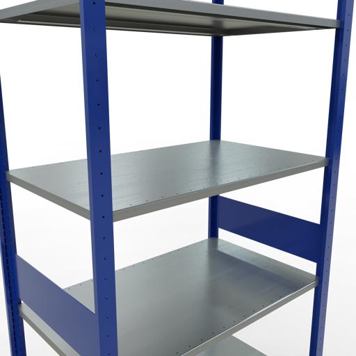Immagine prodotto Schulte Lagertechnik Sistema di scaffalature di base senza viti MULTIplus150 con ripiani di lunghezza