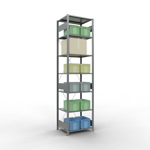 Actual product image Schulte Lagertechnik MULTIplus150 basic racking system with cross braces