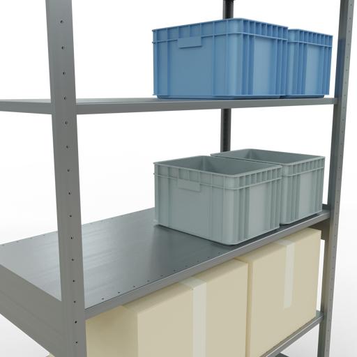 Actual product image Schulte Lagertechnik MULTIplus150 basic racking system with length ledgers