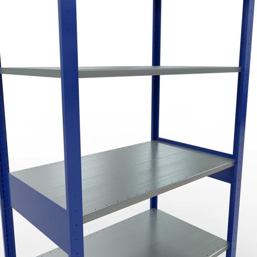 Immagine prodotto Schulte Lagertechnik Sistema di scaffalature di base senza viti MULTIplus150 con ripiani di lunghezza