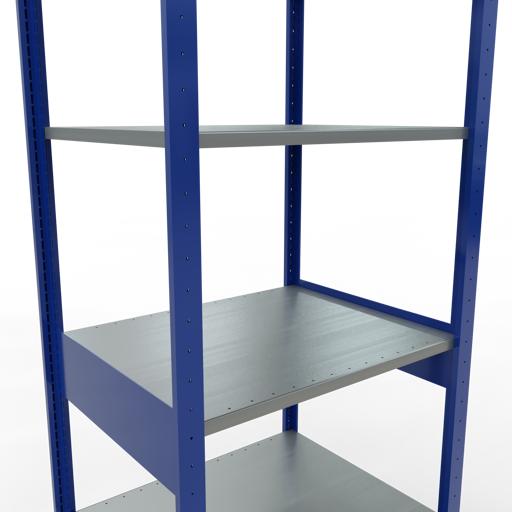 Immagine prodotto Schulte Lagertechnik Sistema di scaffalature di base senza viti MULTIplus150 con ripiani di lunghezza