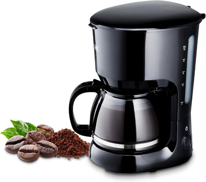KHG Filterkaffeemaschine KA-128S mit Glaskanne