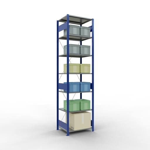 Actual product image Schulte Lagertechnik MULTIplus150 basic racking system with cross braces