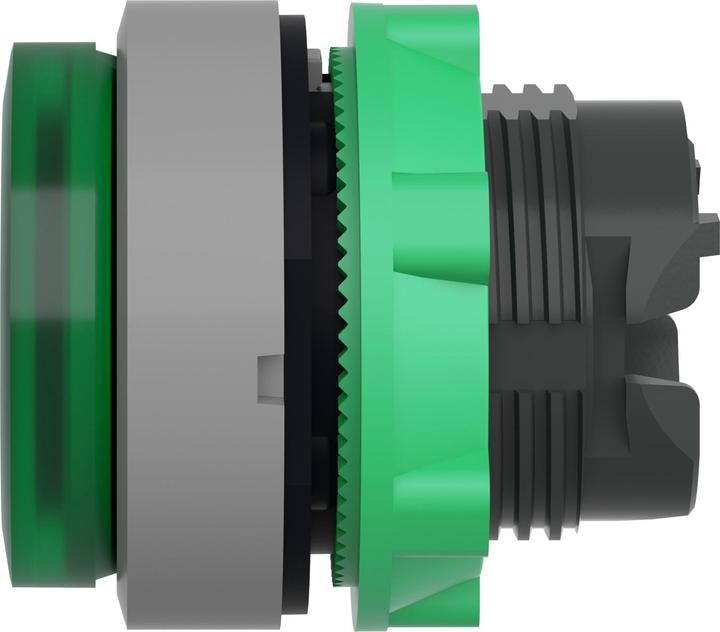 Actual product image Schneider Electric Illuminated pushbutton, front, protruding, ZB5AH33C0