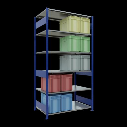 Immagine prodotto Schulte Lagertechnik MULTIplus150 sistema di scaffalatura di base senza bulloni con traversa