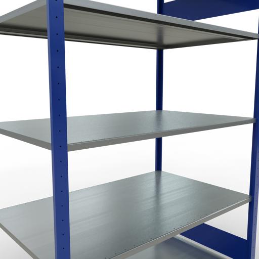 Immagine prodotto Schulte Lagertechnik Sistema di scaffalature di base senza viti MULTIplus150 con ripiani di lunghezza