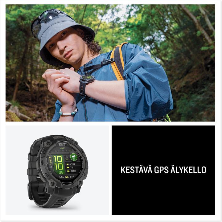 Actual product image Garmin Instinct 3 AMOLED 45mm (45 mm, WLAN only)