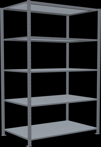 Actual product image Schulte Lagertechnik MULTIplus150 boltless basic shelving system with cross brace