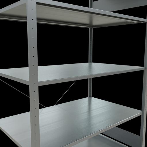 Actual product image Schulte Lagertechnik MULTIplus150 boltless basic shelving system with cross brace