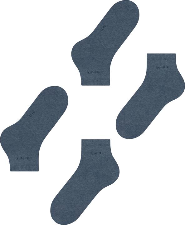 Image du produit Esprit Basic Uni 2-Pack Baumwollsocken (lot de 2, 43 - 46)