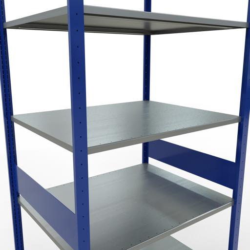 Immagine prodotto Schulte Lagertechnik Sistema di scaffalature di base senza viti MULTIplus150 con ripiani di lunghezza