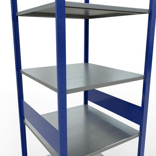 Immagine prodotto Schulte Lagertechnik Sistema di scaffalature di base senza viti MULTIplus150 con ripiani di lunghezza