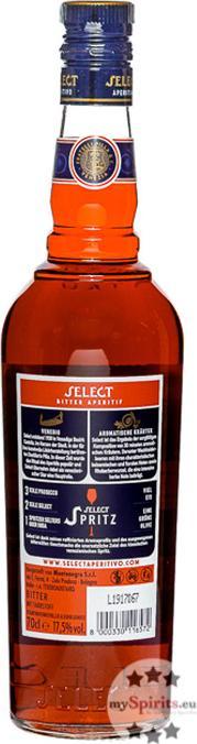 Actual product image Select Pilla Bitter Aperitivo (17.50 %, Italy, 1 x 70 cl, Bitter liqueurs)