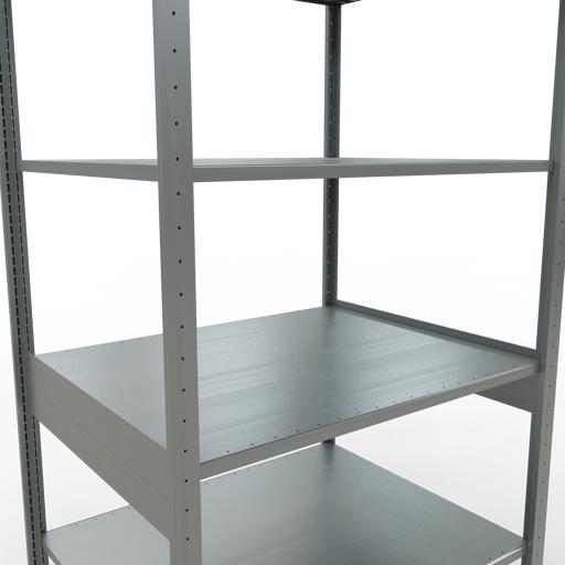 Immagine prodotto Schulte Lagertechnik Sistema di scaffalature di base senza viti MULTIplus150 con ripiani di lunghezza