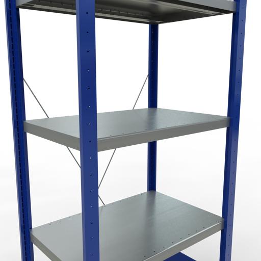 Actual product image Schulte Lagertechnik MULTIplus250 basic racking system with cross braces