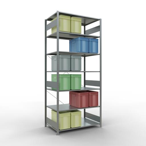 Actual product image Schulte Lagertechnik MULTIplus150 basic racking system with cross braces