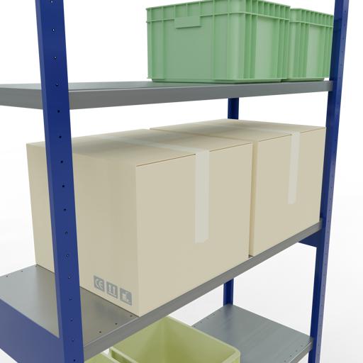 Actual product image Schulte Lagertechnik MULTIplus250 basic racking system with length ledgers