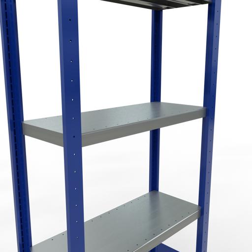 Actual product image Schulte Lagertechnik MULTIplus250 basic racking system with length ledgers