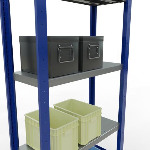 Actual product image Schulte Lagertechnik MULTIplus250 basic racking system with length ledgers