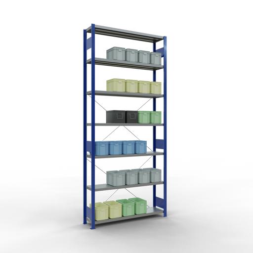 Actual product image Schulte Lagertechnik MULTIplus250 basic racking system with cross braces