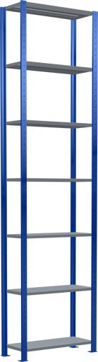 Actual product image Schulte Lagertechnik MULTIplus250 boltless basic shelving system with cross brace