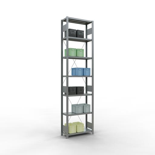 Actual product image Schulte Lagertechnik MULTIplus250 basic racking system with cross braces