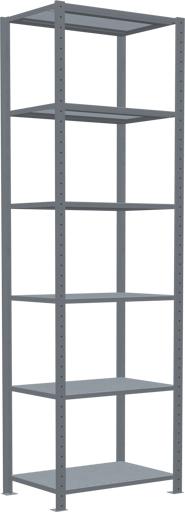 Actual product image Schulte Lagertechnik MULTIplus250 boltless basic shelving system with cross brace