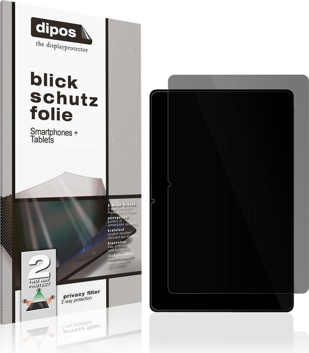 Produktbild Dipos Blickschutzfolie 2-Way Anti-Shock (1 Stk., Samsung Galaxy Tab S9+)