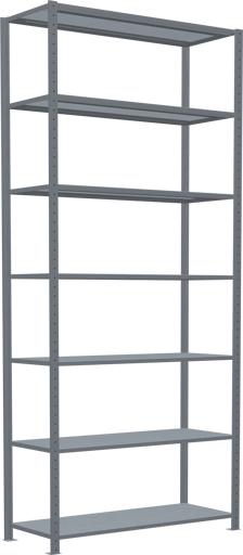 Actual product image Schulte Lagertechnik MULTIplus250 boltless basic shelving system with cross brace