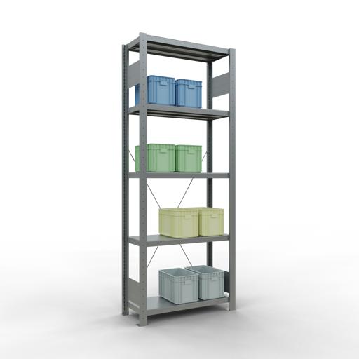 Actual product image Schulte Lagertechnik MULTIplus250 basic racking system with cross braces