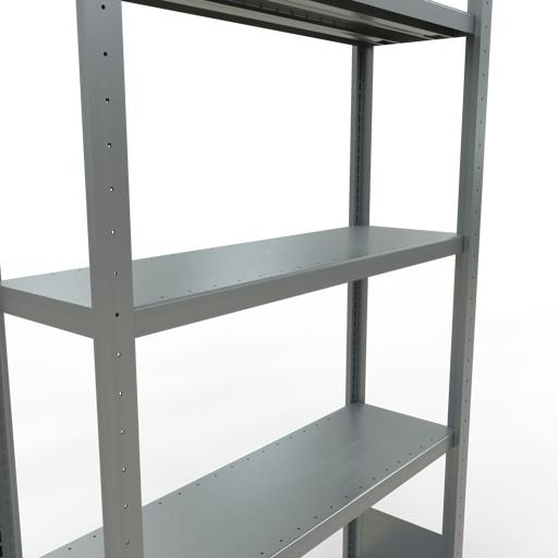 Actual product image Schulte Lagertechnik MULTIplus250 basic racking system with length ledgers