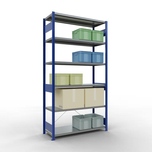 Actual product image Schulte Lagertechnik MULTIplus250 basic racking system with cross braces