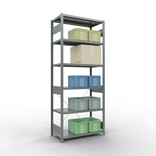 Actual product image Schulte Lagertechnik MULTIplus250 basic racking system with cross braces